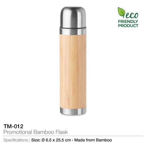 PROMOTIONAL BAMBOO FLASK 